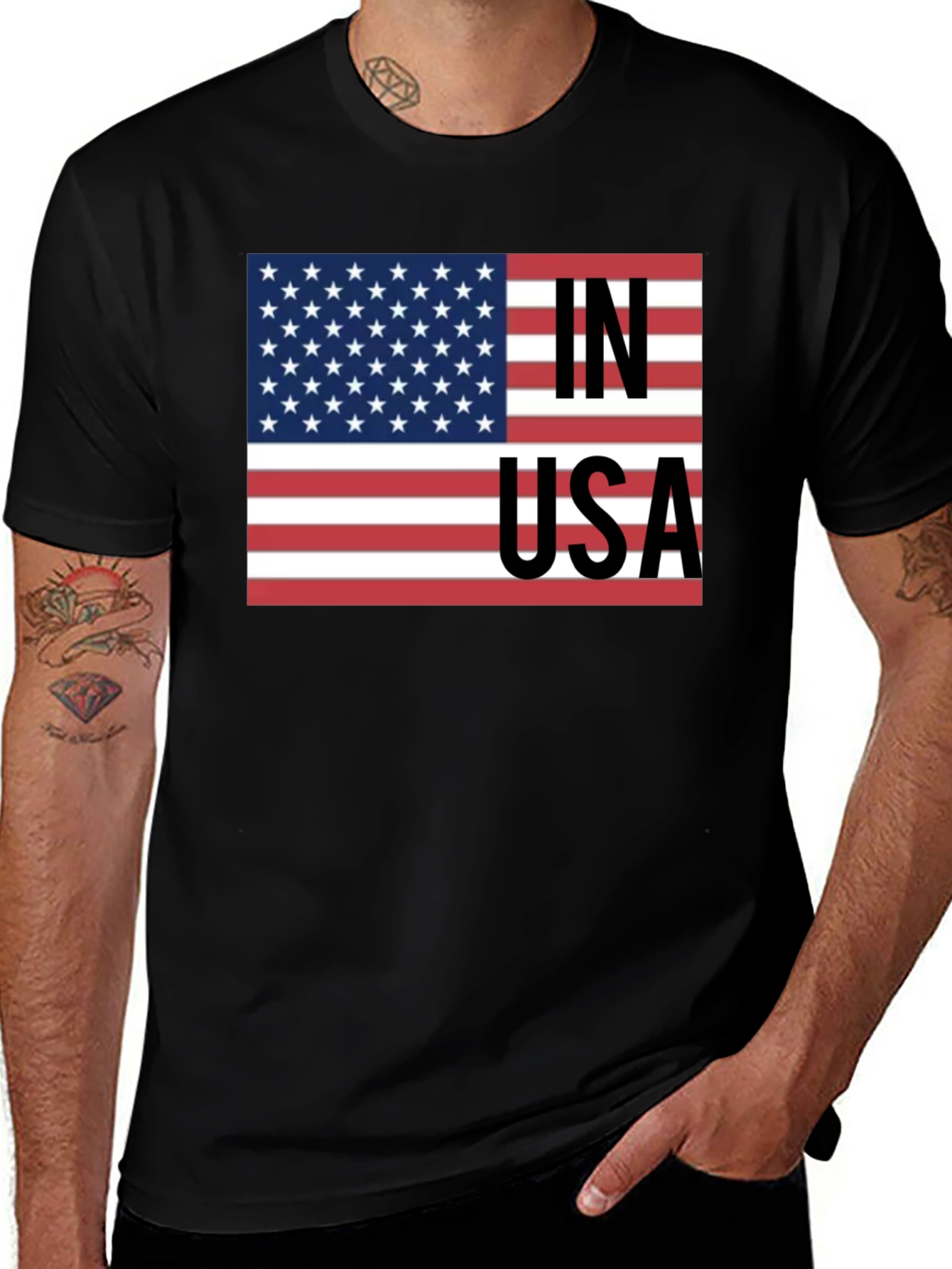 American Pride Black T-Shirt