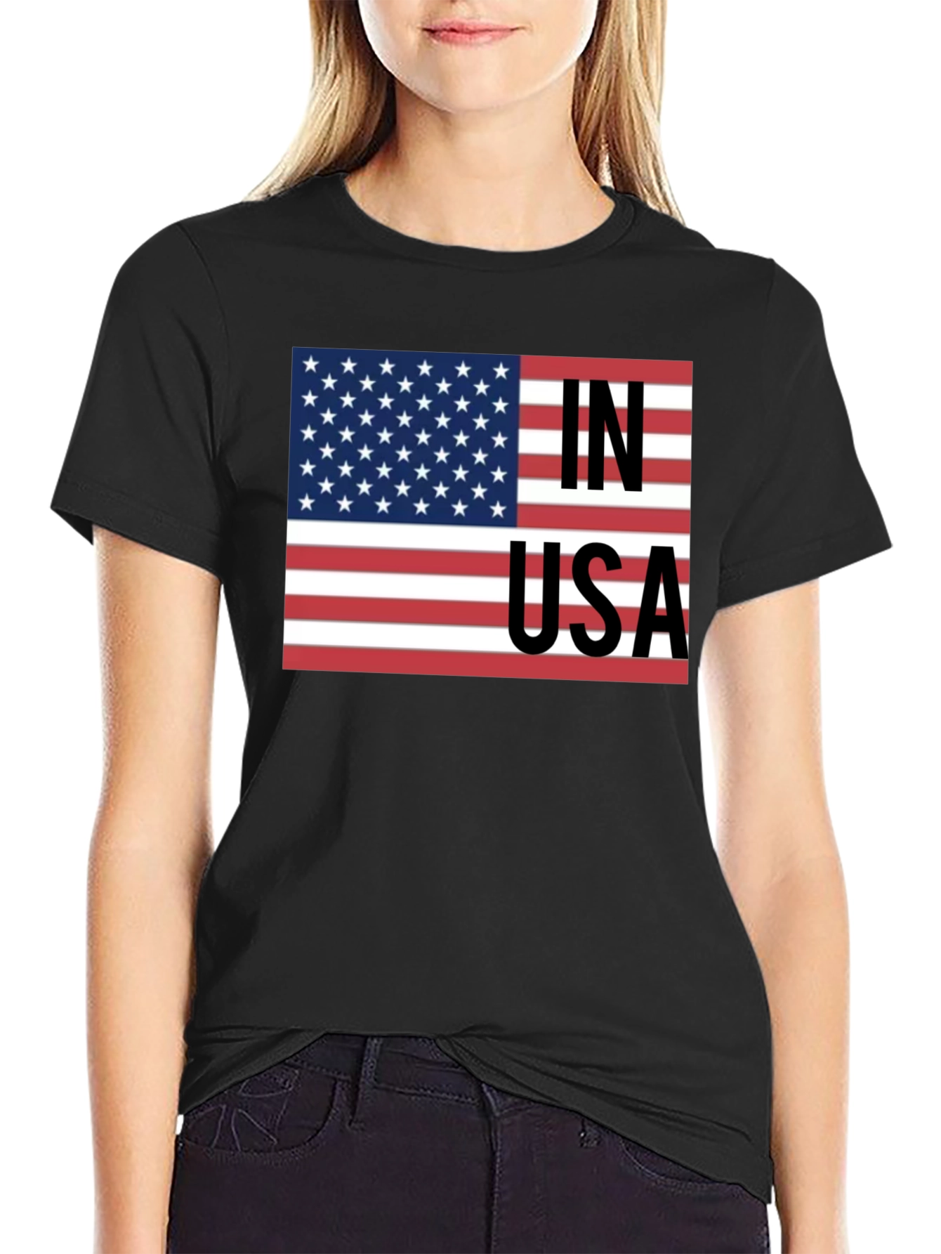 American Pride Black T-Shirt