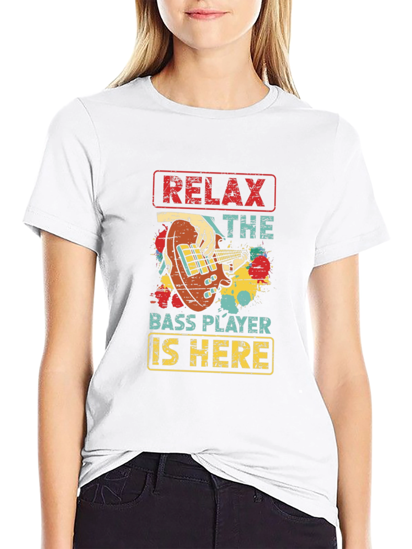 Relax Bass Player Here T-Shirt