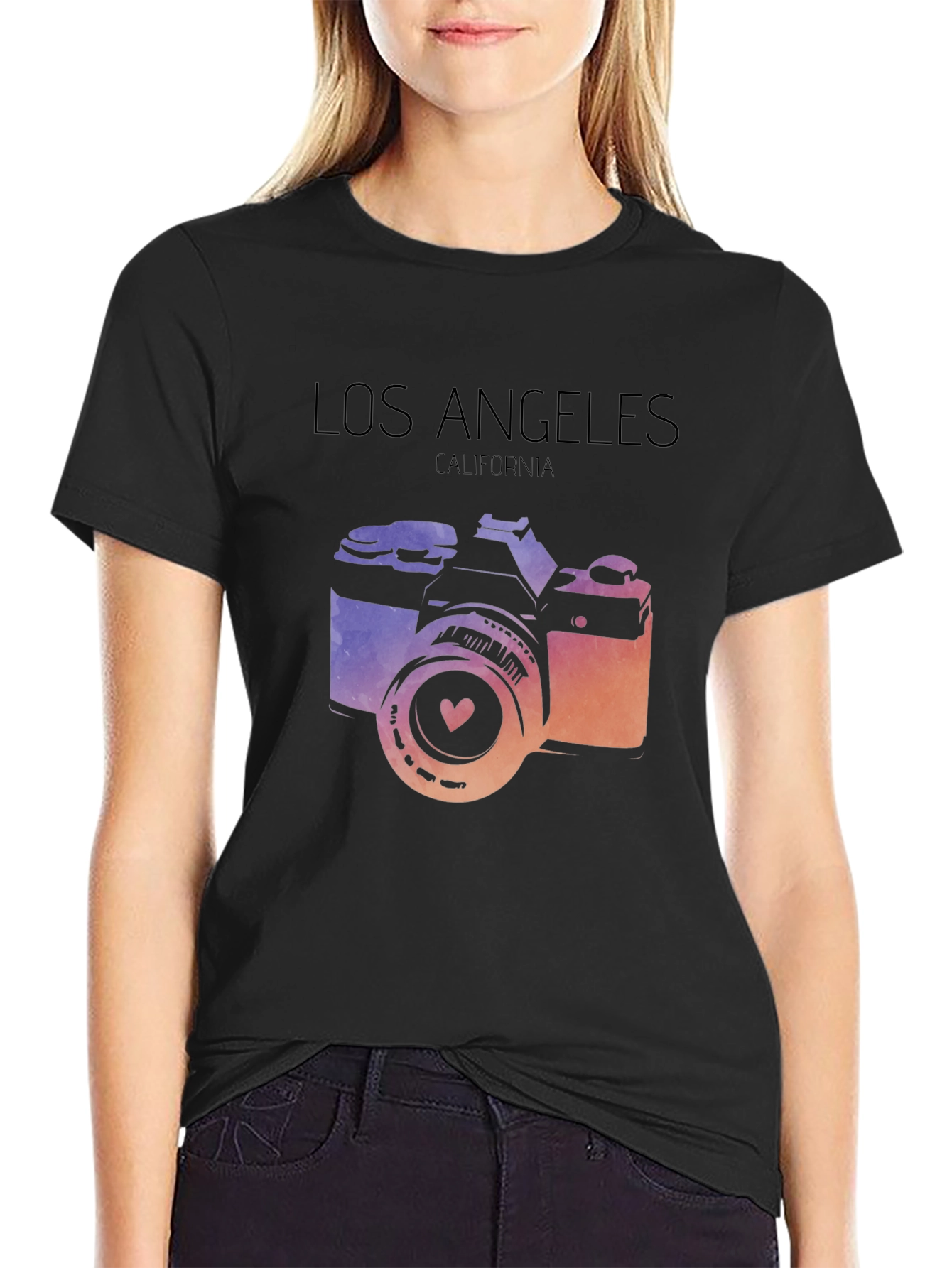 Los Angeles Camera Graphic Tee