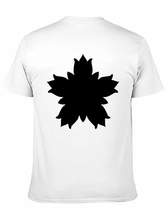 Black Sakura Blossom Graphic T-Shirt - Stylish Comfort