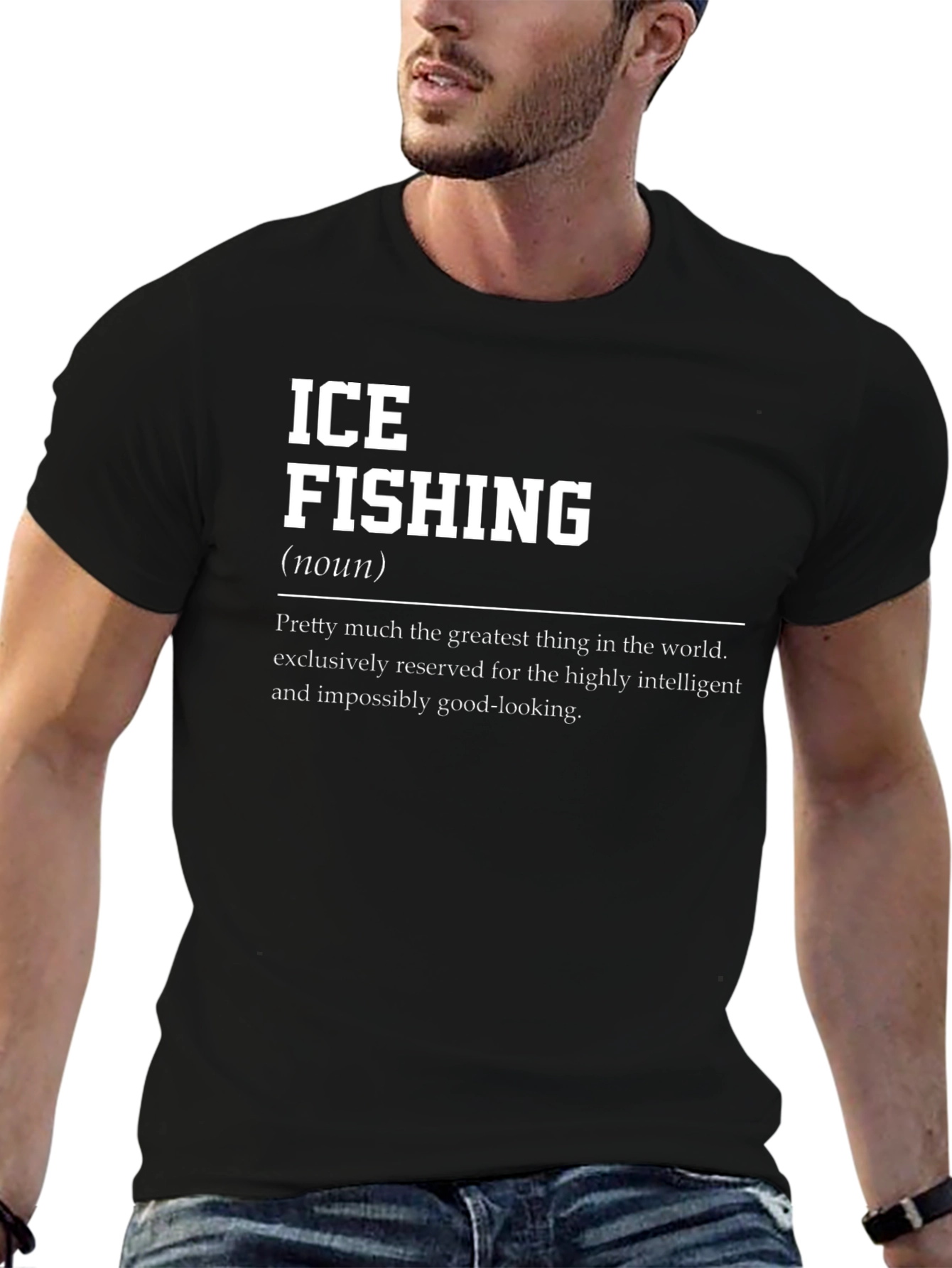 Ice Fishing Definition T-Shirt