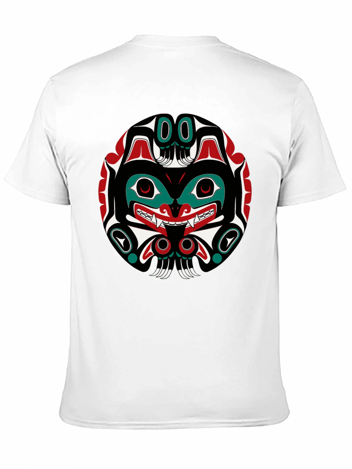 Tribal Art Graphic Tee - Black Unisex T-Shirt
