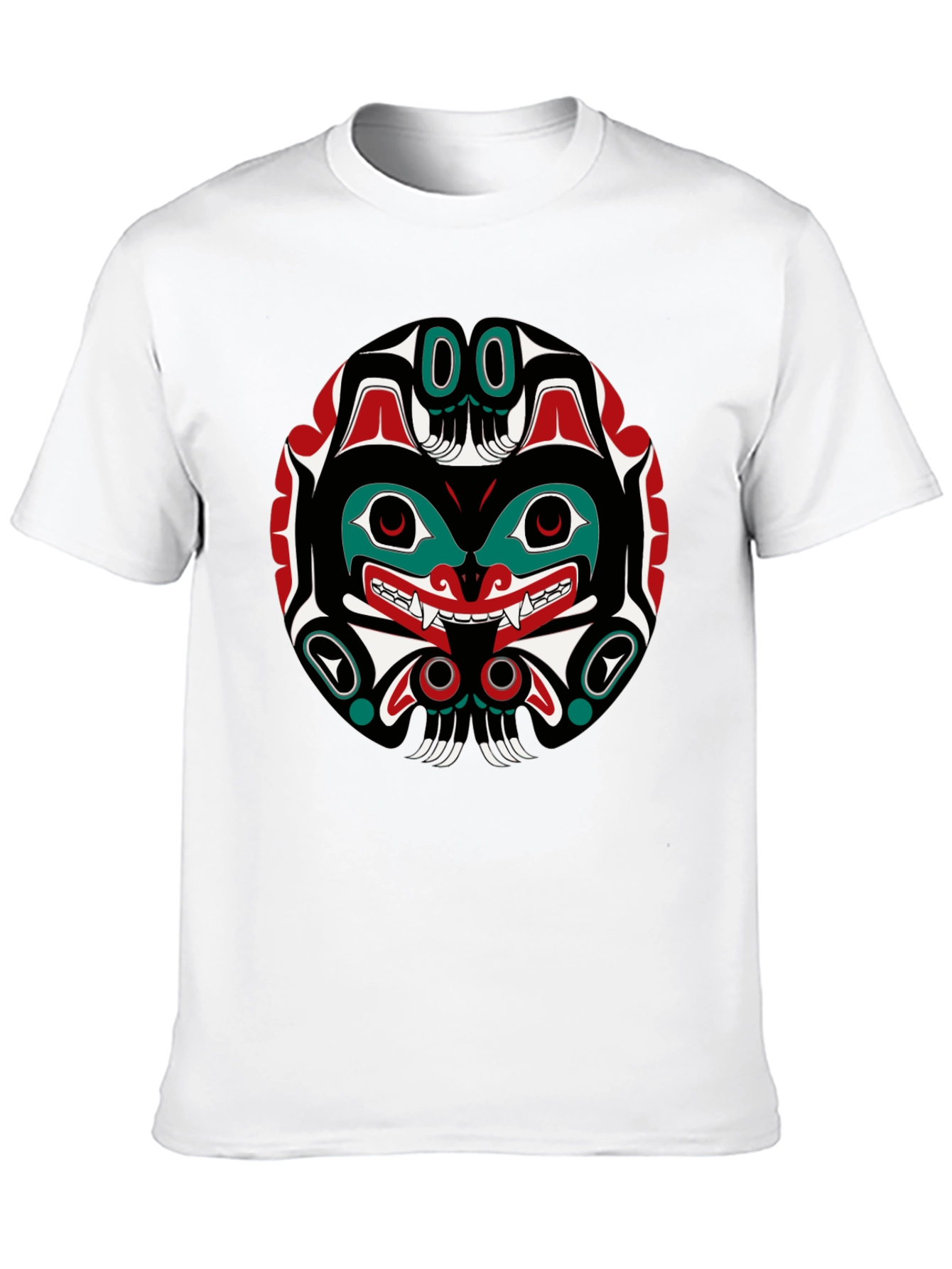Tribal Art Graphic Tee - Black Unisex T-Shirt