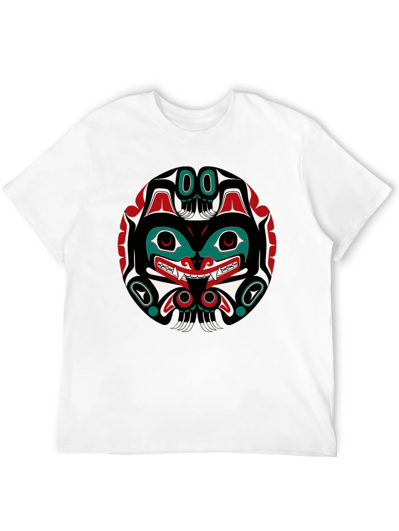 Tribal Art Graphic Tee - Black Unisex T-Shirt