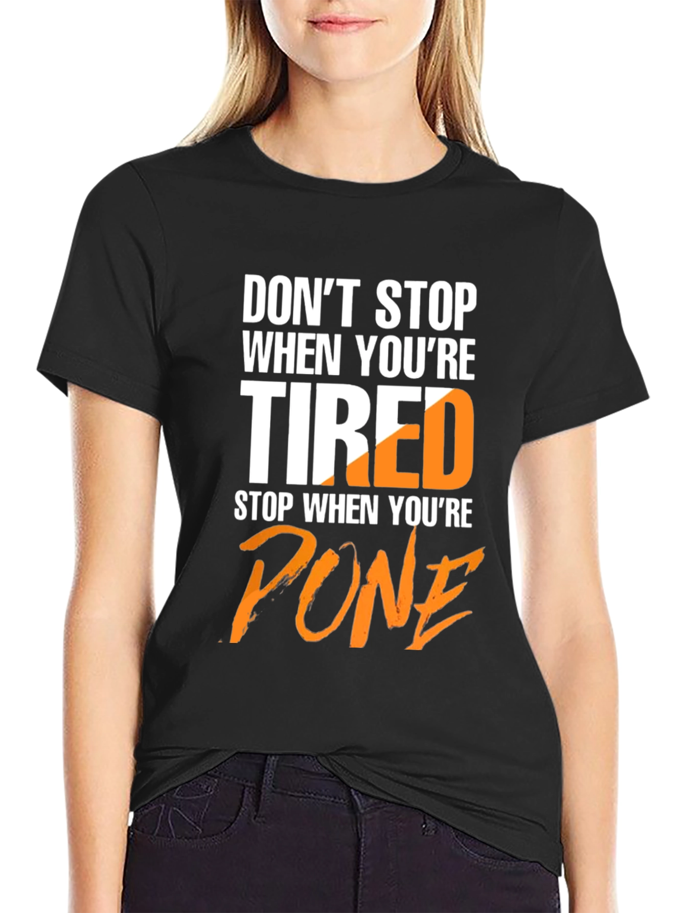 Motivational Done Graphic T-Shirt
