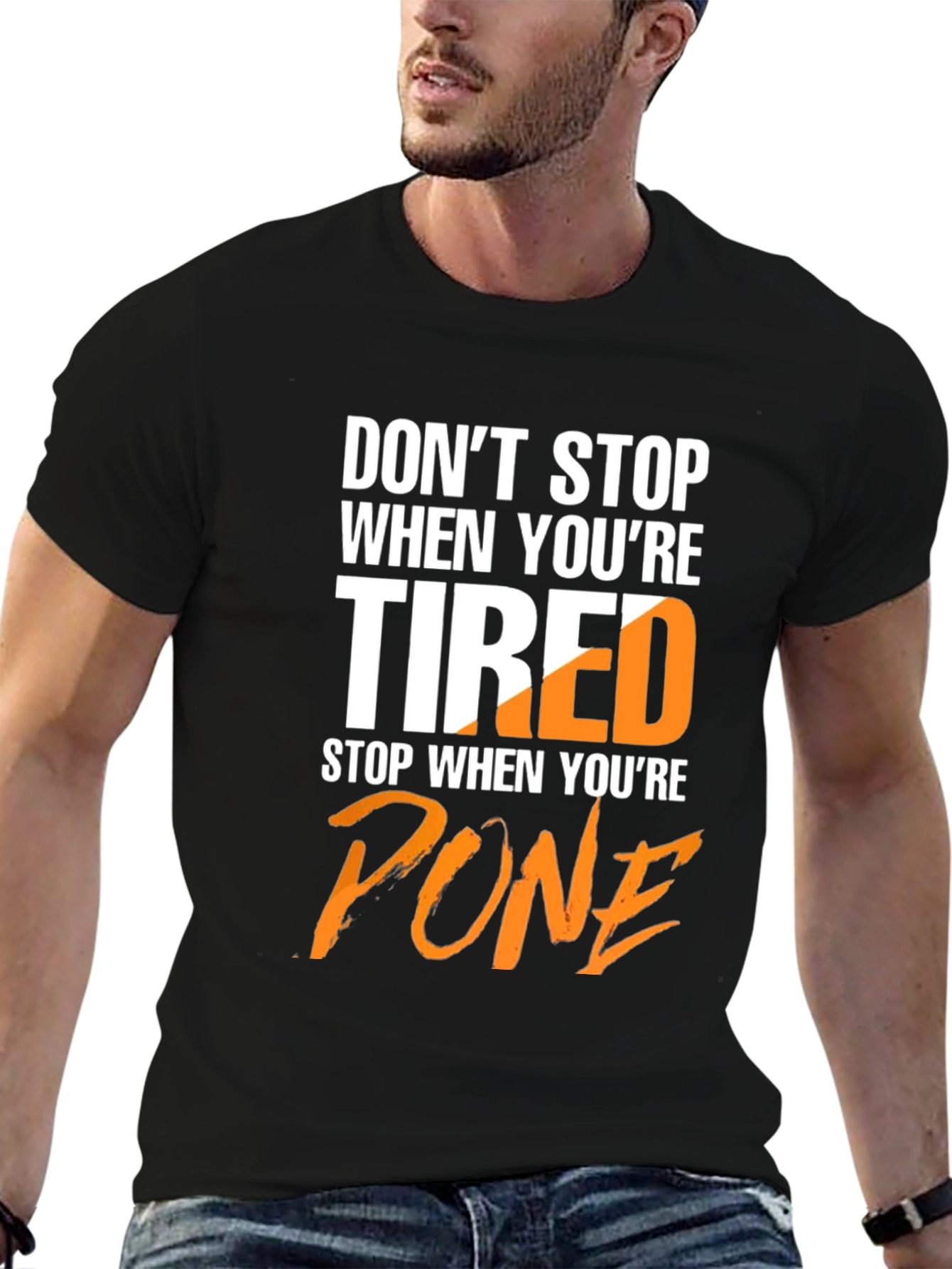 Motivational Done Graphic T-Shirt