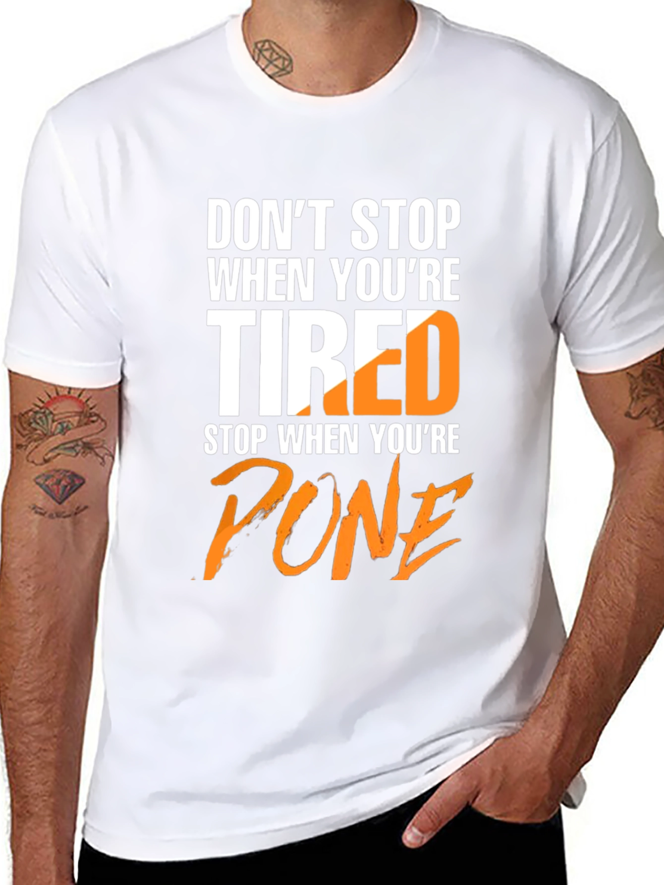 Motivational Done Graphic T-Shirt