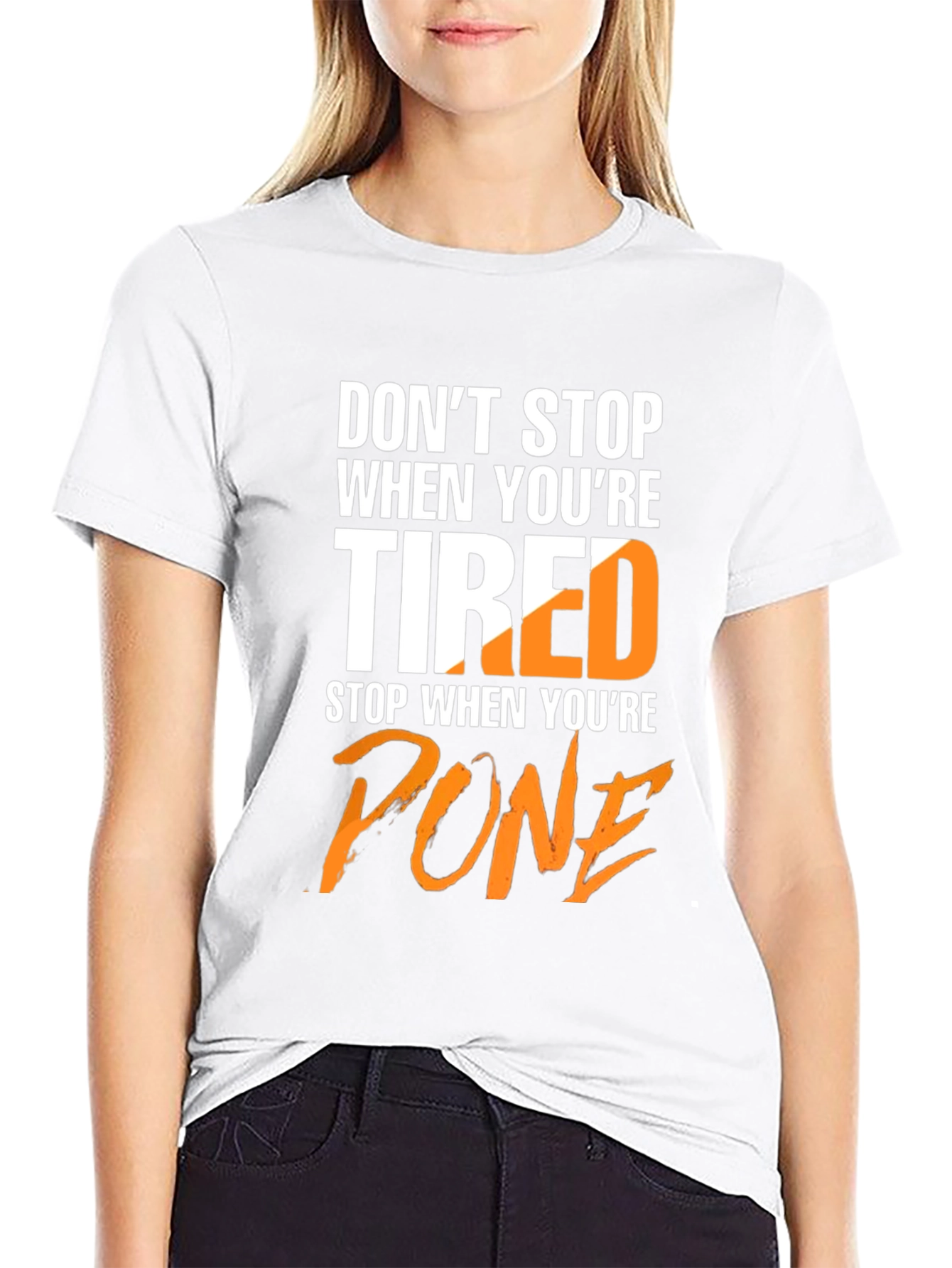 Motivational Done Graphic T-Shirt