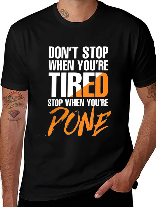 Motivational Done Graphic T-Shirt