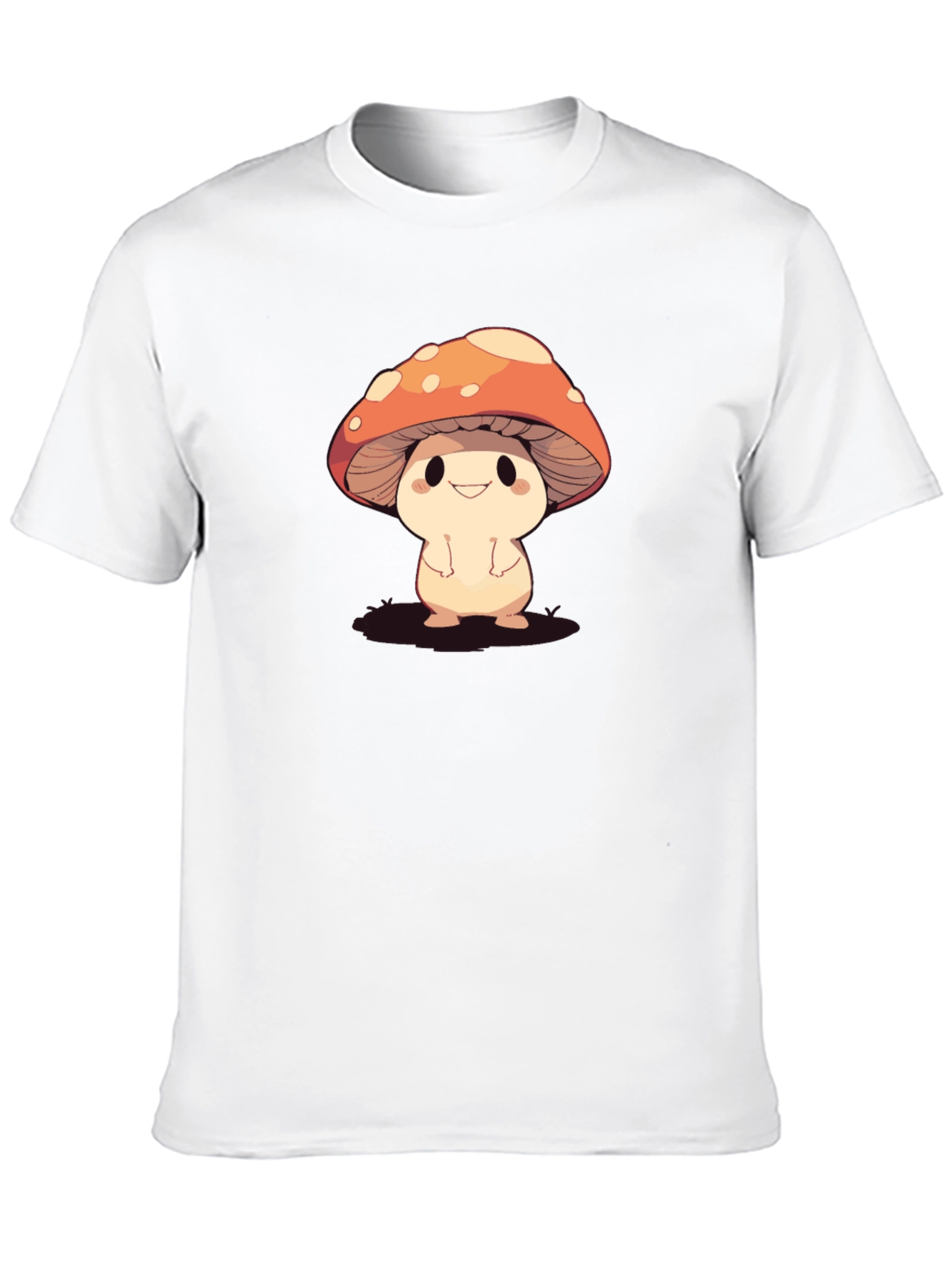 Cute Mushroom Cartoon Graphic Tee