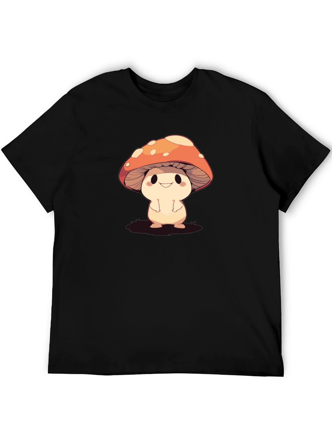 Cute Mushroom Cartoon Graphic Tee