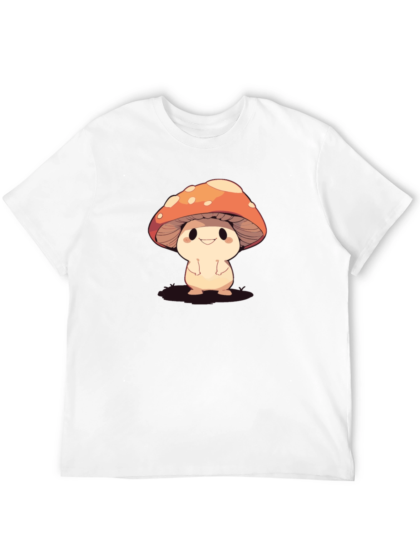 Cute Mushroom Cartoon Graphic Tee