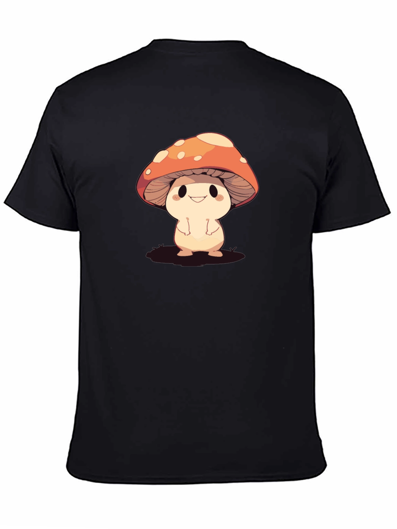 Cute Mushroom Cartoon Graphic Tee