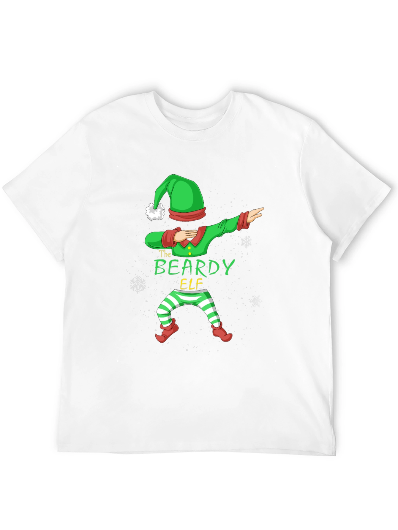 The Beardy Elf T-Shirt - Dab Christmas