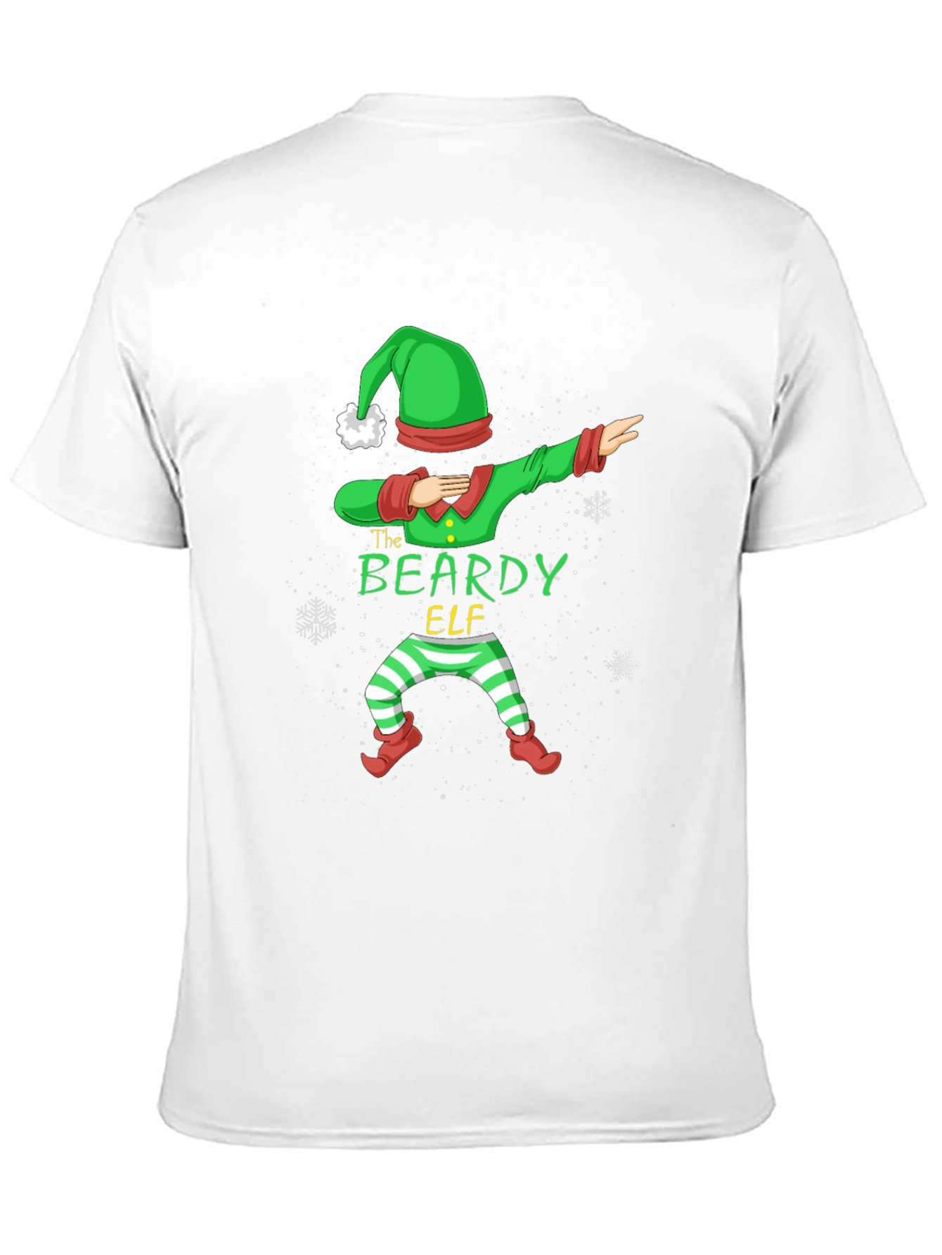 The Beardy Elf T-Shirt - Dab Christmas