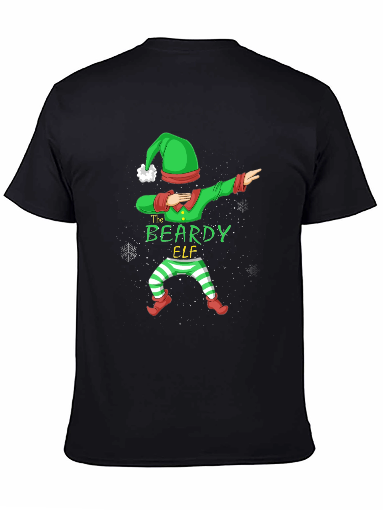 The Beardy Elf T-Shirt - Dab Christmas