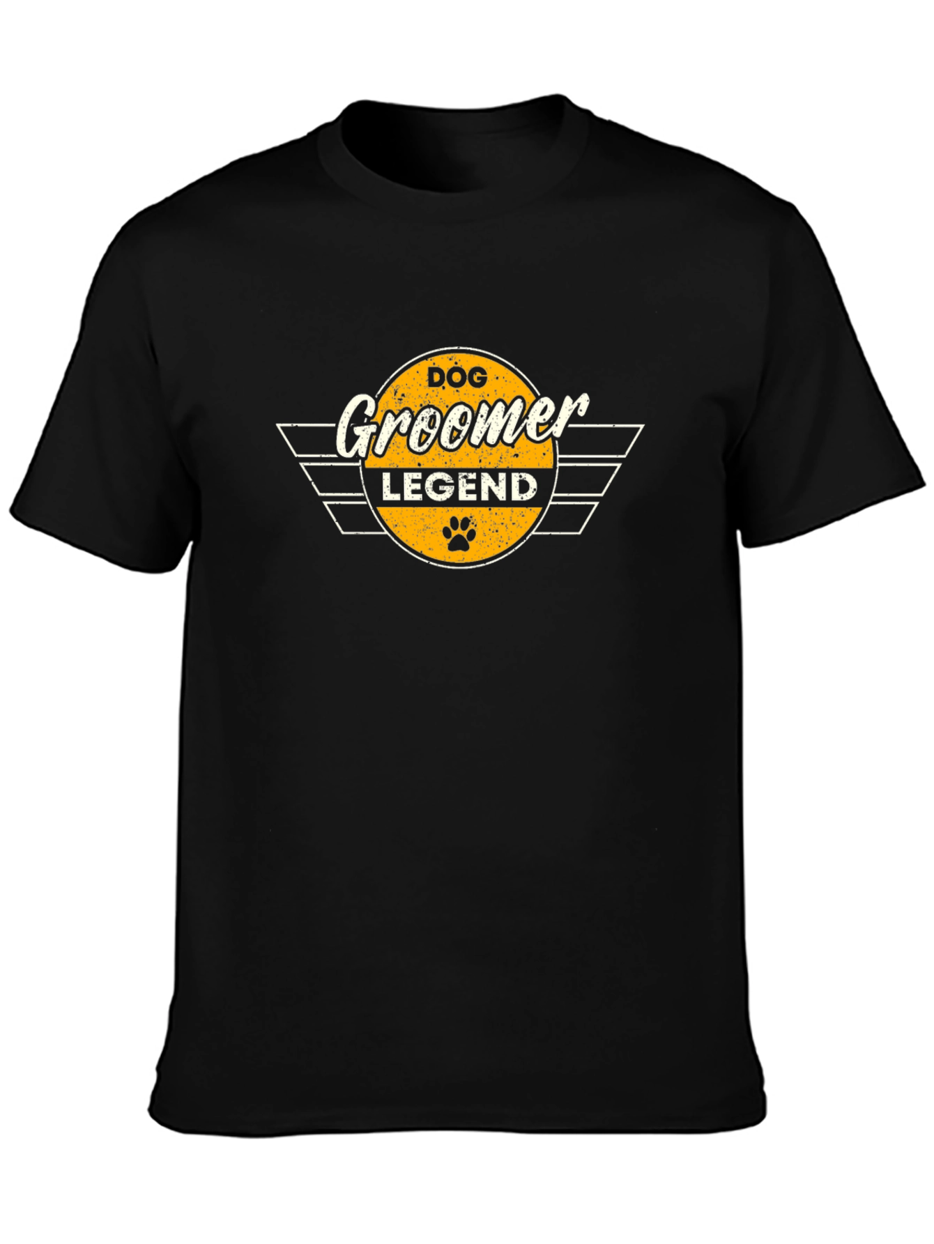 Dog Groomer Legend Black T-Shirt