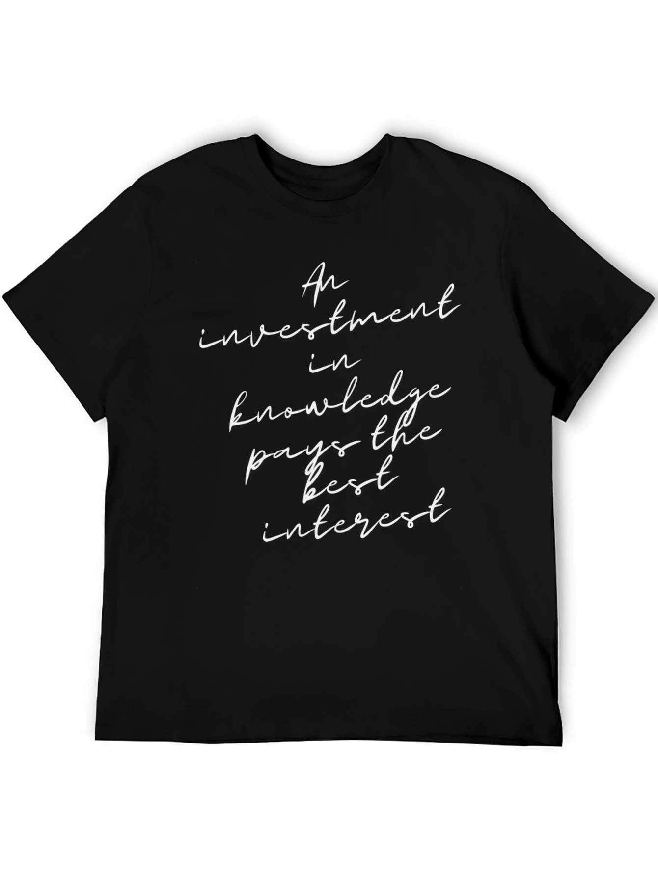 Knowledge Investment Graphic Tee