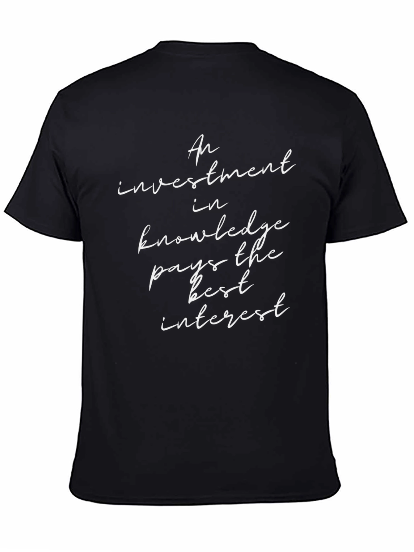 Knowledge Investment Graphic Tee