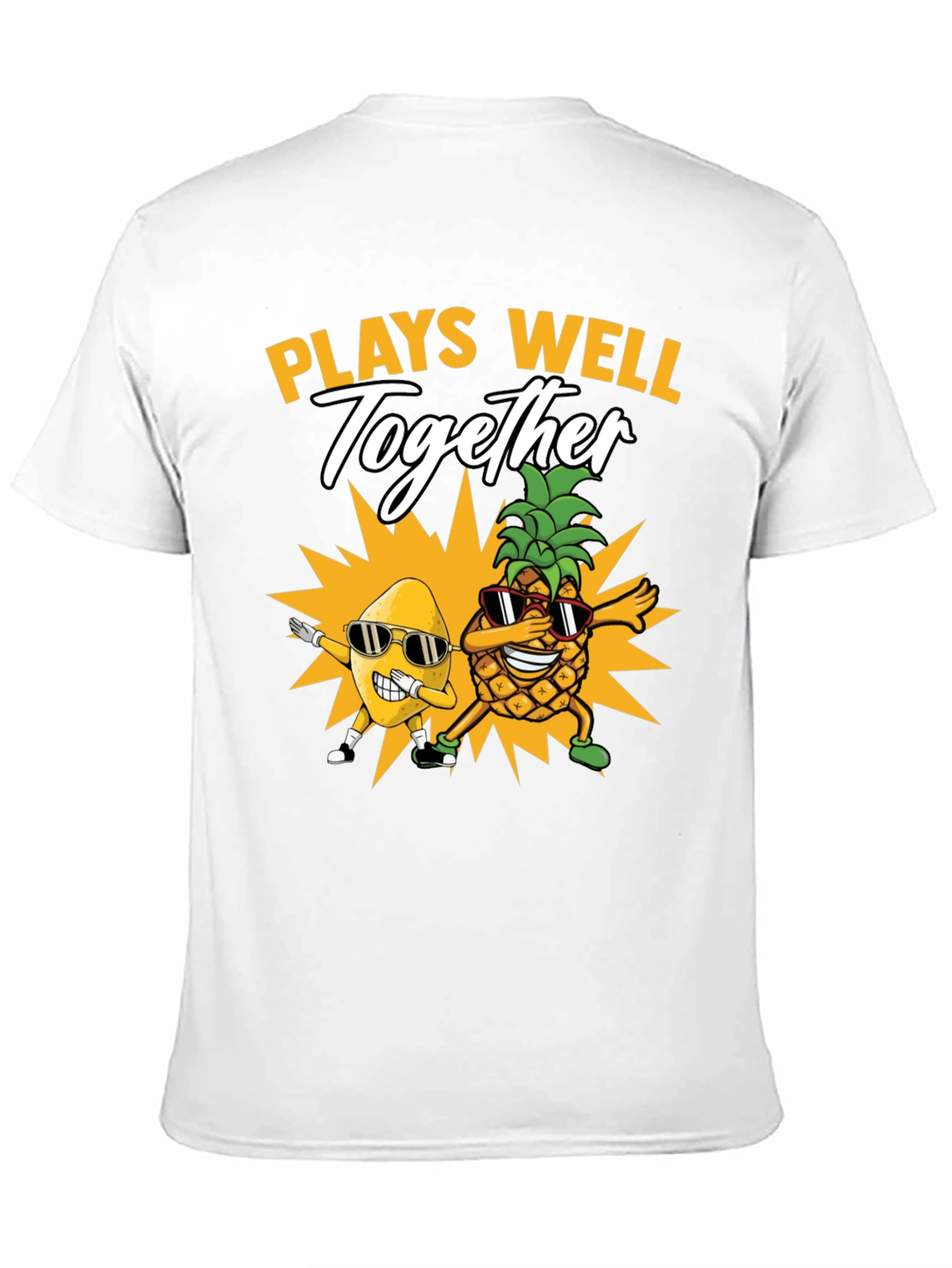 Plays Well Together T-Shirt Pineapple & Banana