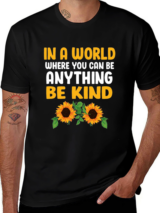 Be Kind Sunflower Graphic Tee