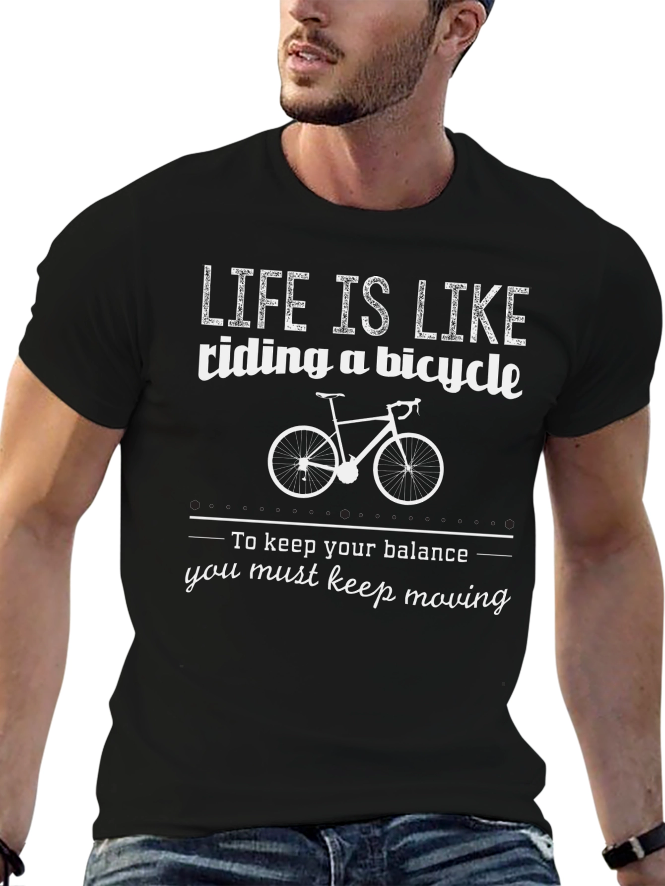 Life is Like Riding a Bicycle T-Shirt