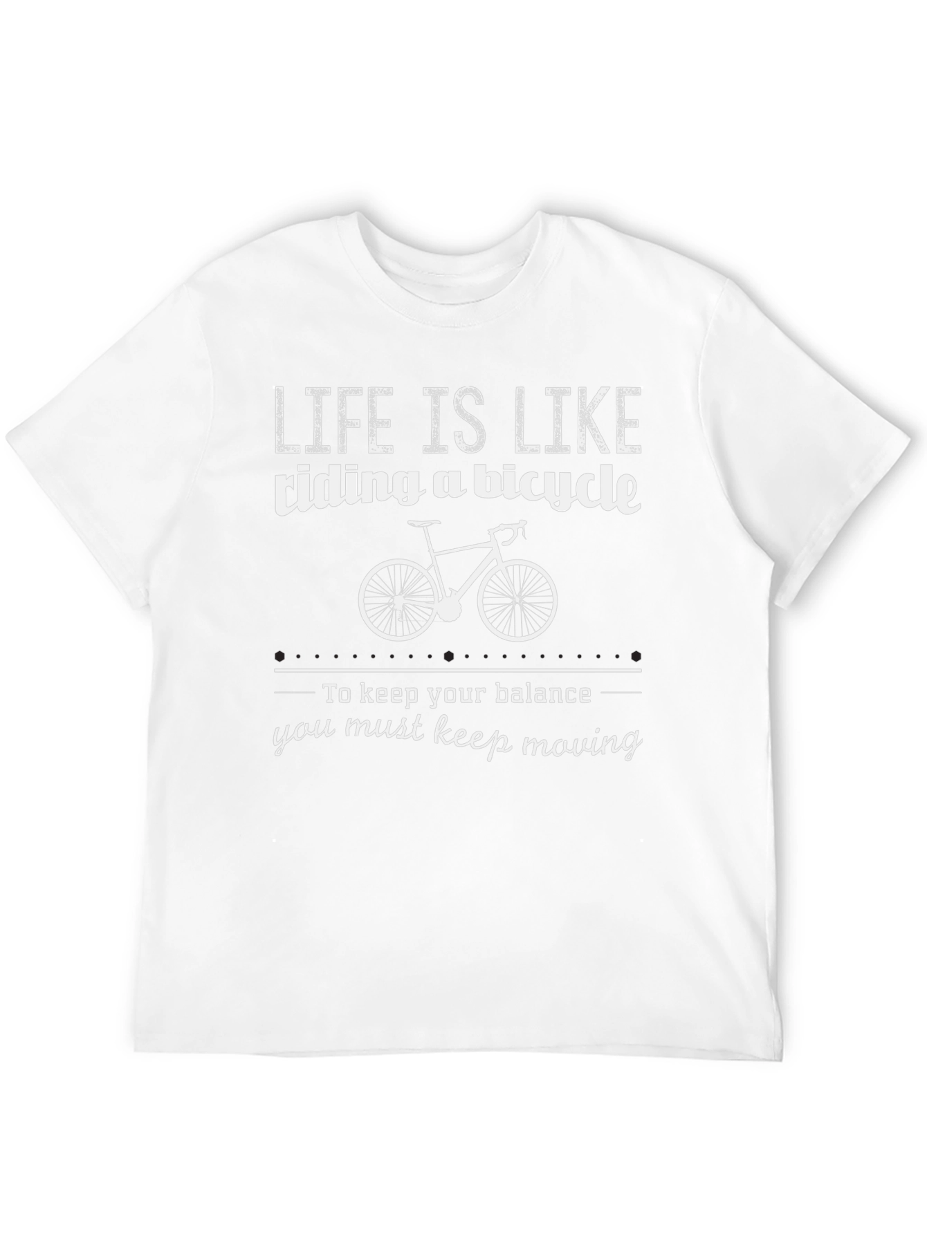 Life is Like Riding a Bicycle T-Shirt