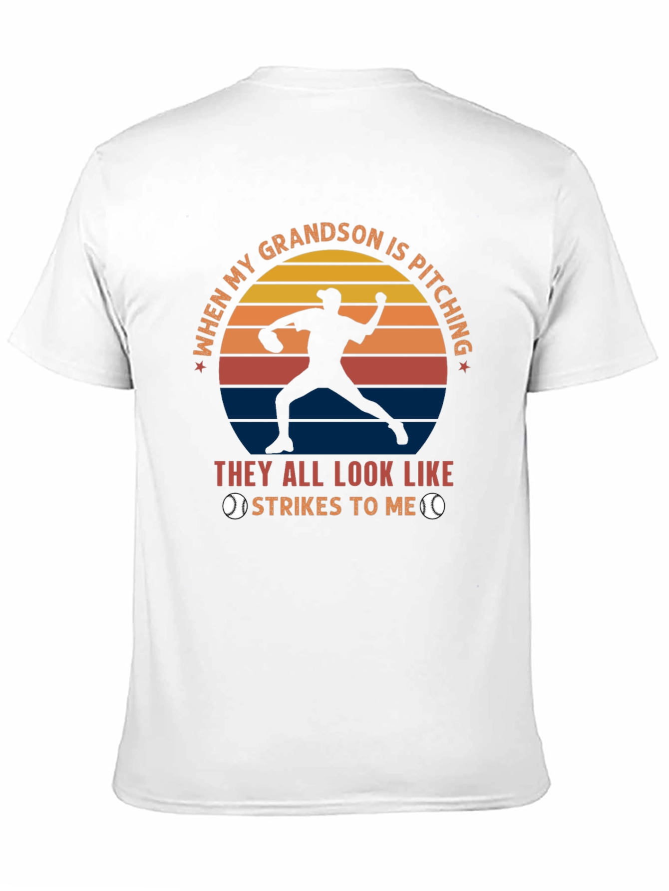 Grandson Pitching Baseball T-Shirt