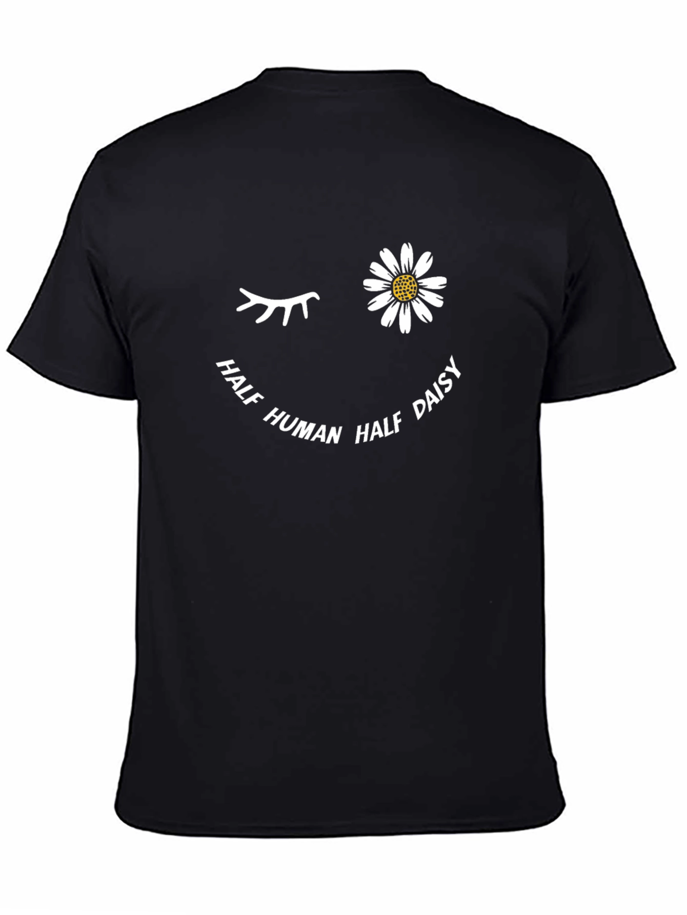 Half Human Half Daisy Graphic T-Shirt