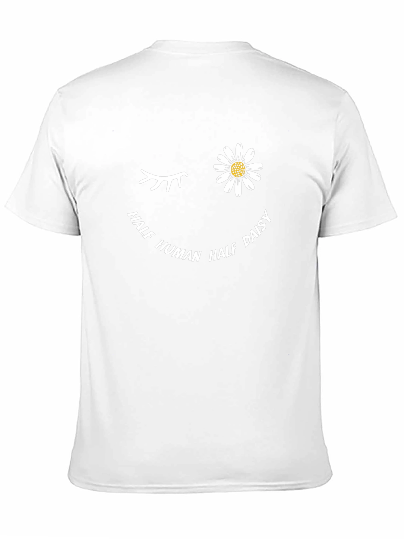 Half Human Half Daisy Graphic T-Shirt