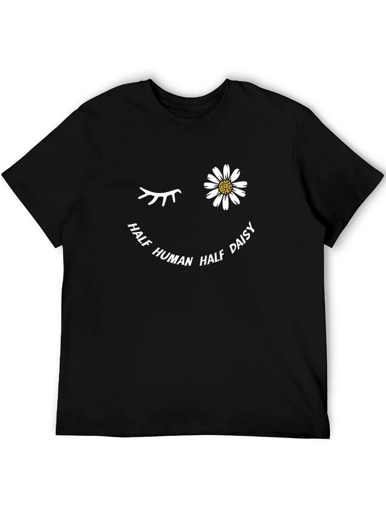 Half Human Half Daisy Graphic T-Shirt