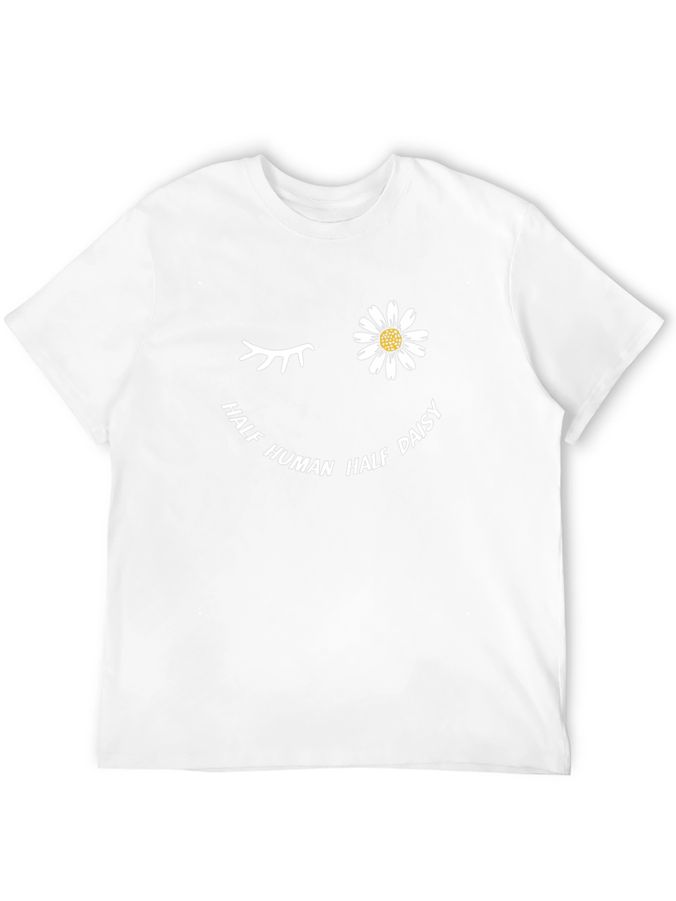 Half Human Half Daisy Graphic T-Shirt