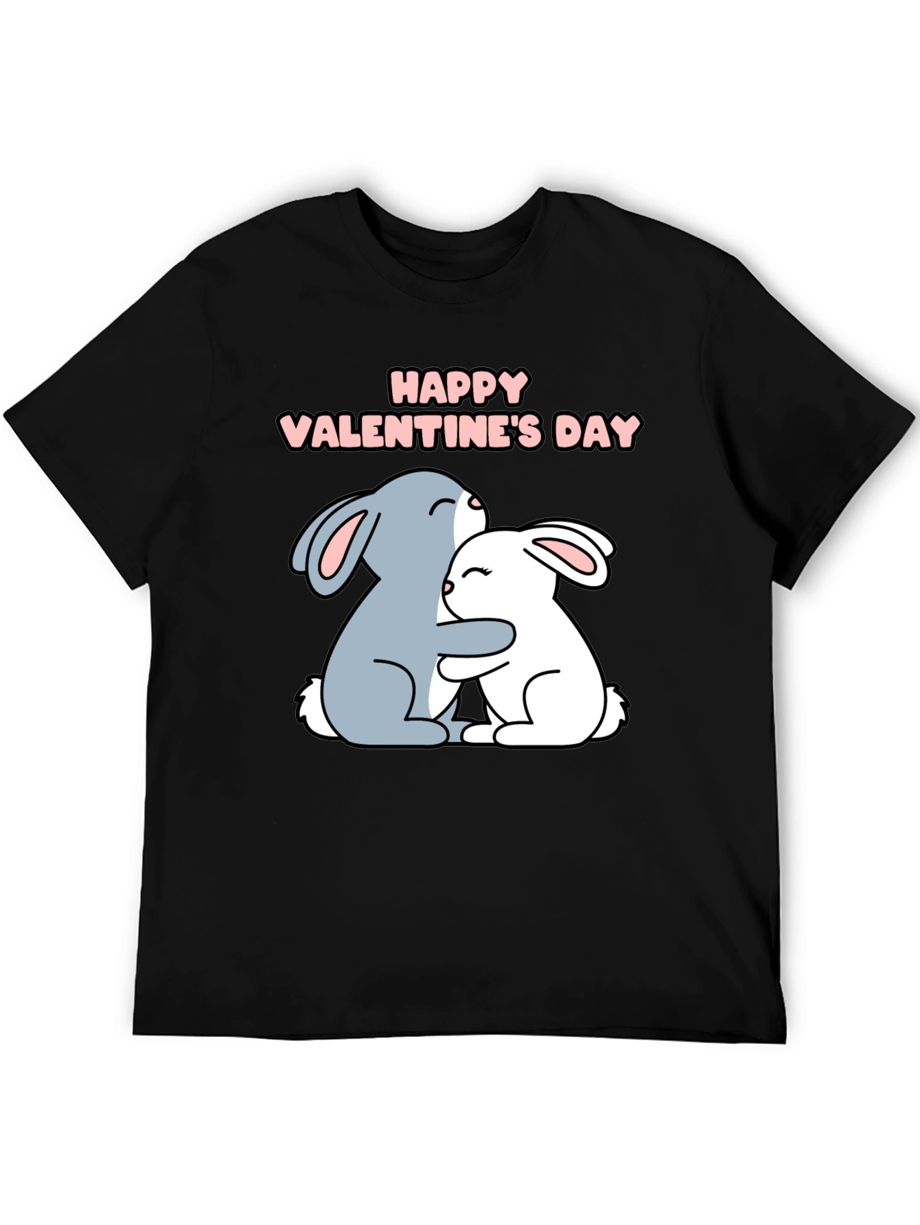 Happy Valentines Day Bunny Hug T-Shirt