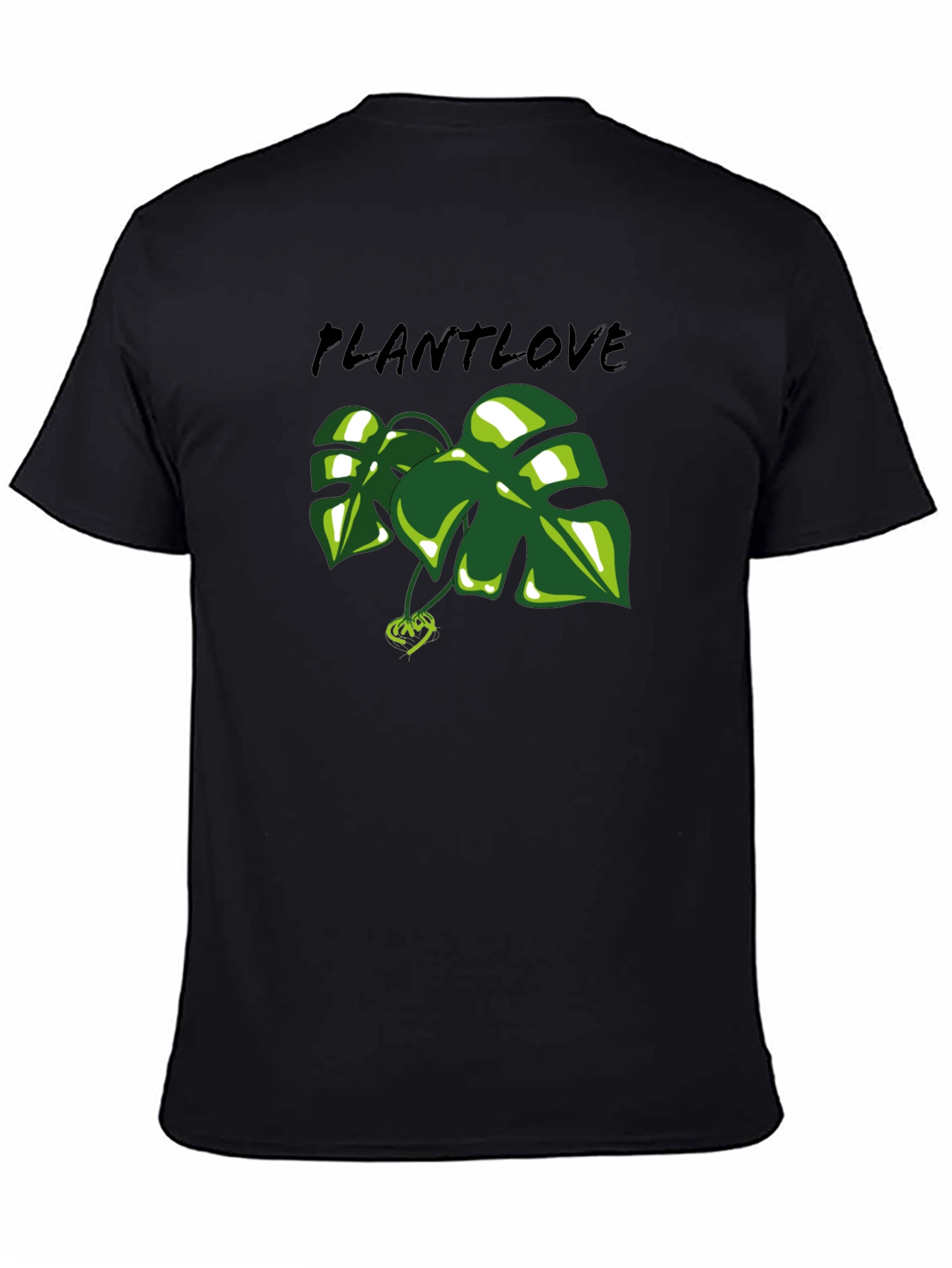Plant Love T-Shirt - Green Leaf Design