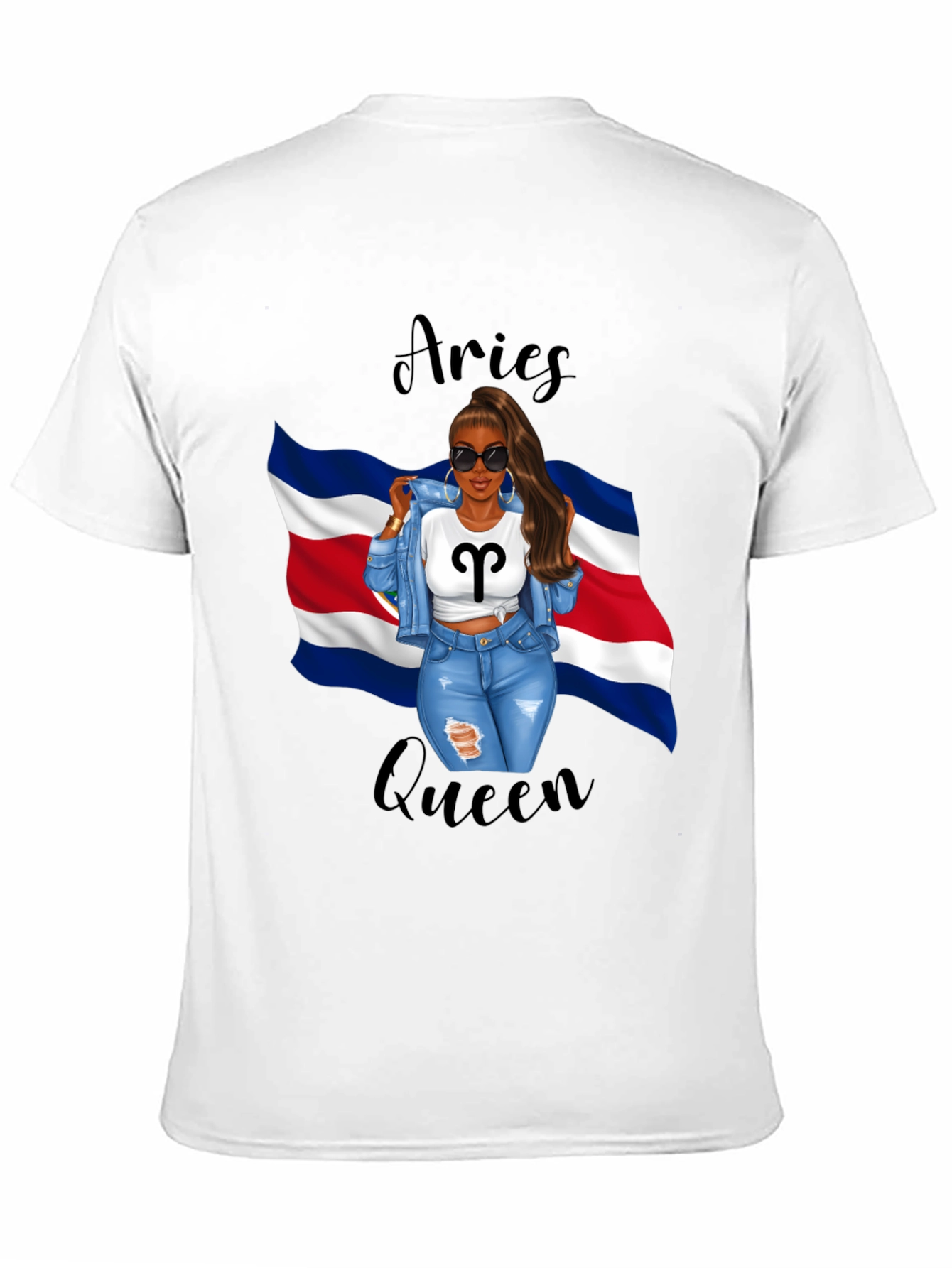 Aries Queen Black T-Shirt