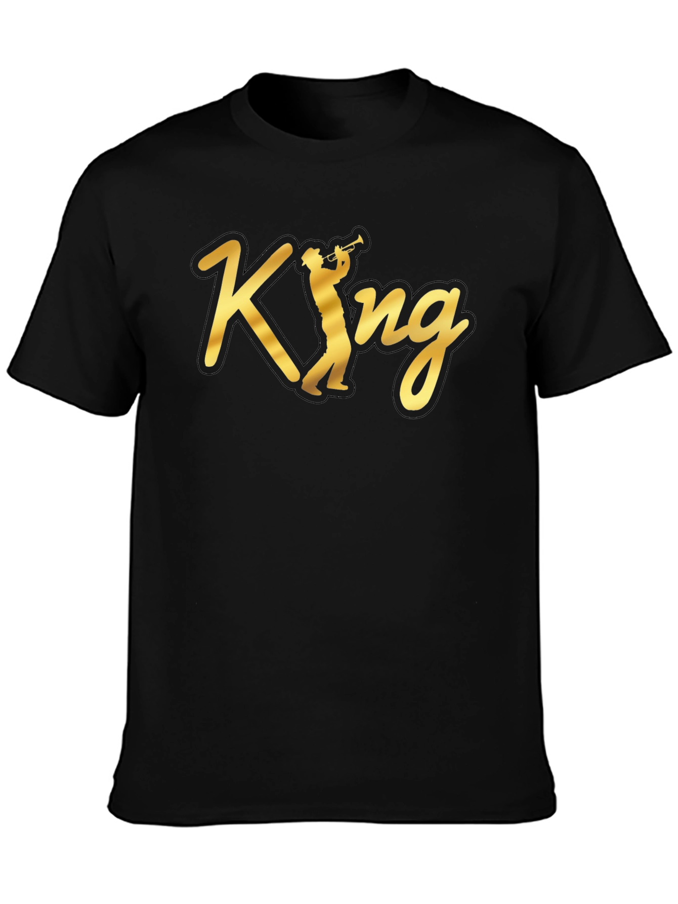 King Jazz Musician Graphic T-Shirt
