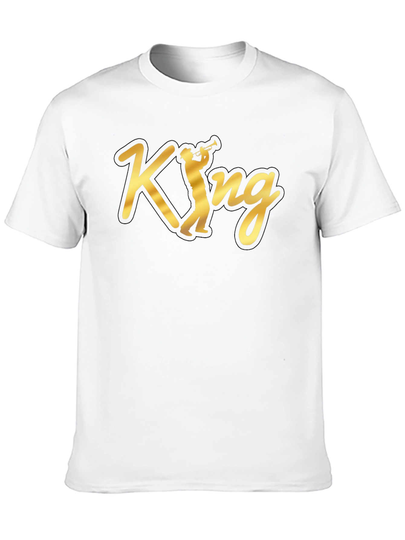 King Jazz Musician Graphic T-Shirt