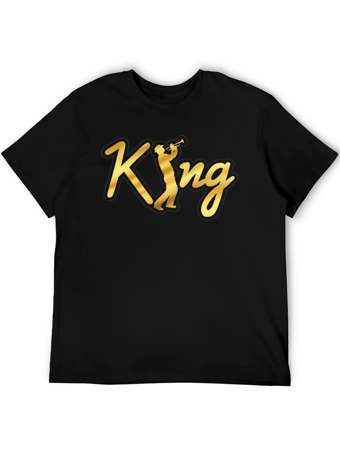 King Jazz Musician Graphic T-Shirt