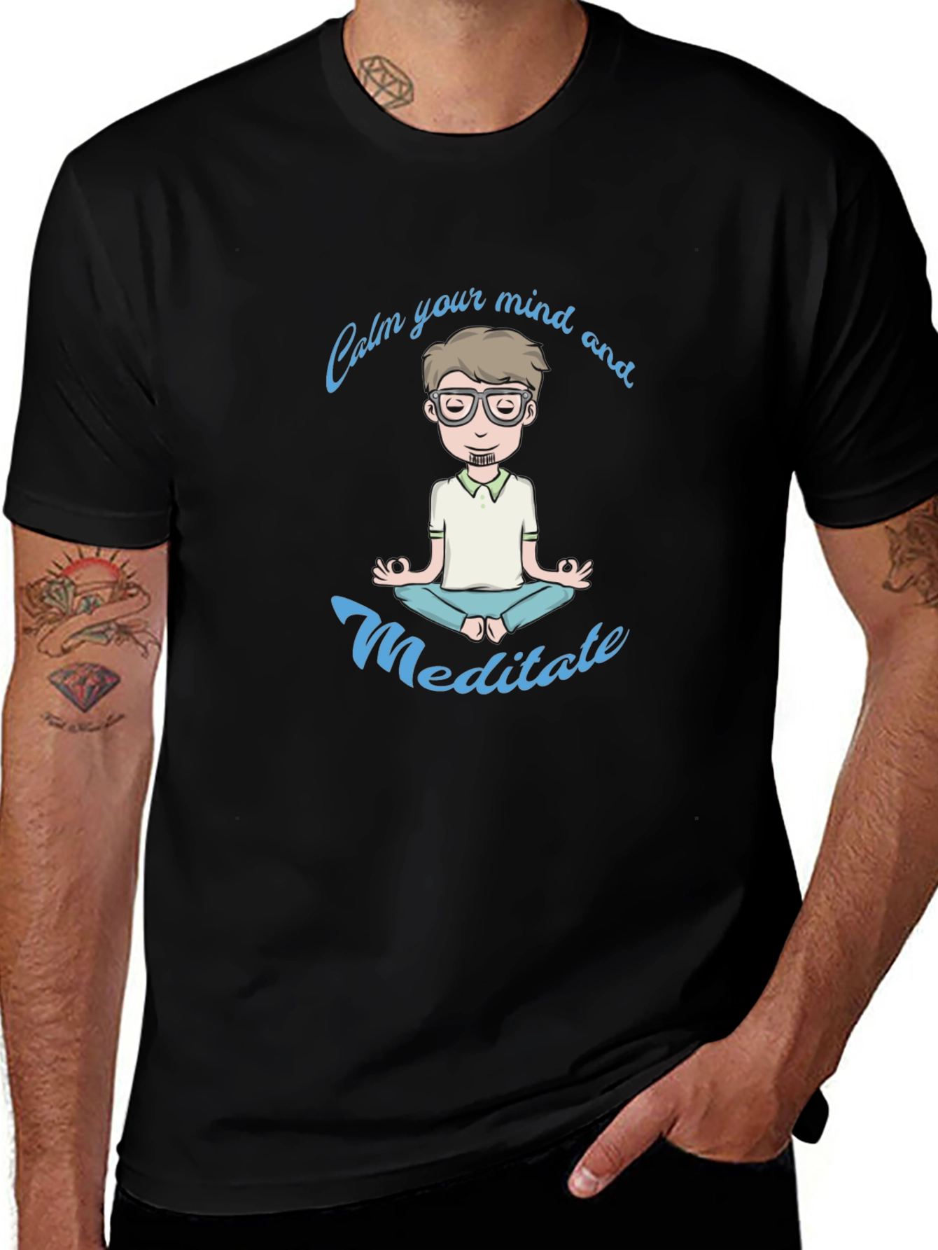 Calm Your Mind Meditate T-Shirt