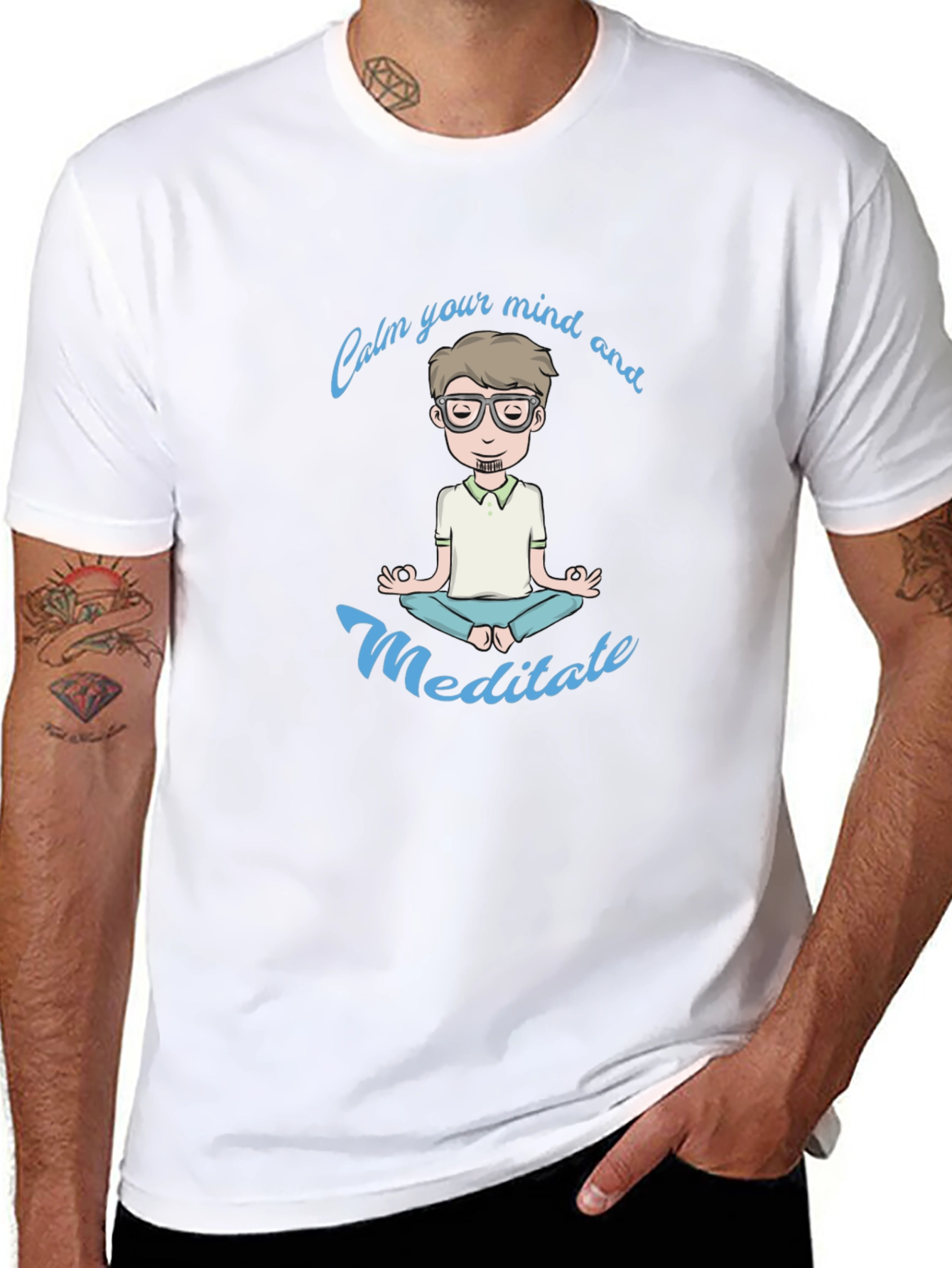 Calm Your Mind Meditate T-Shirt