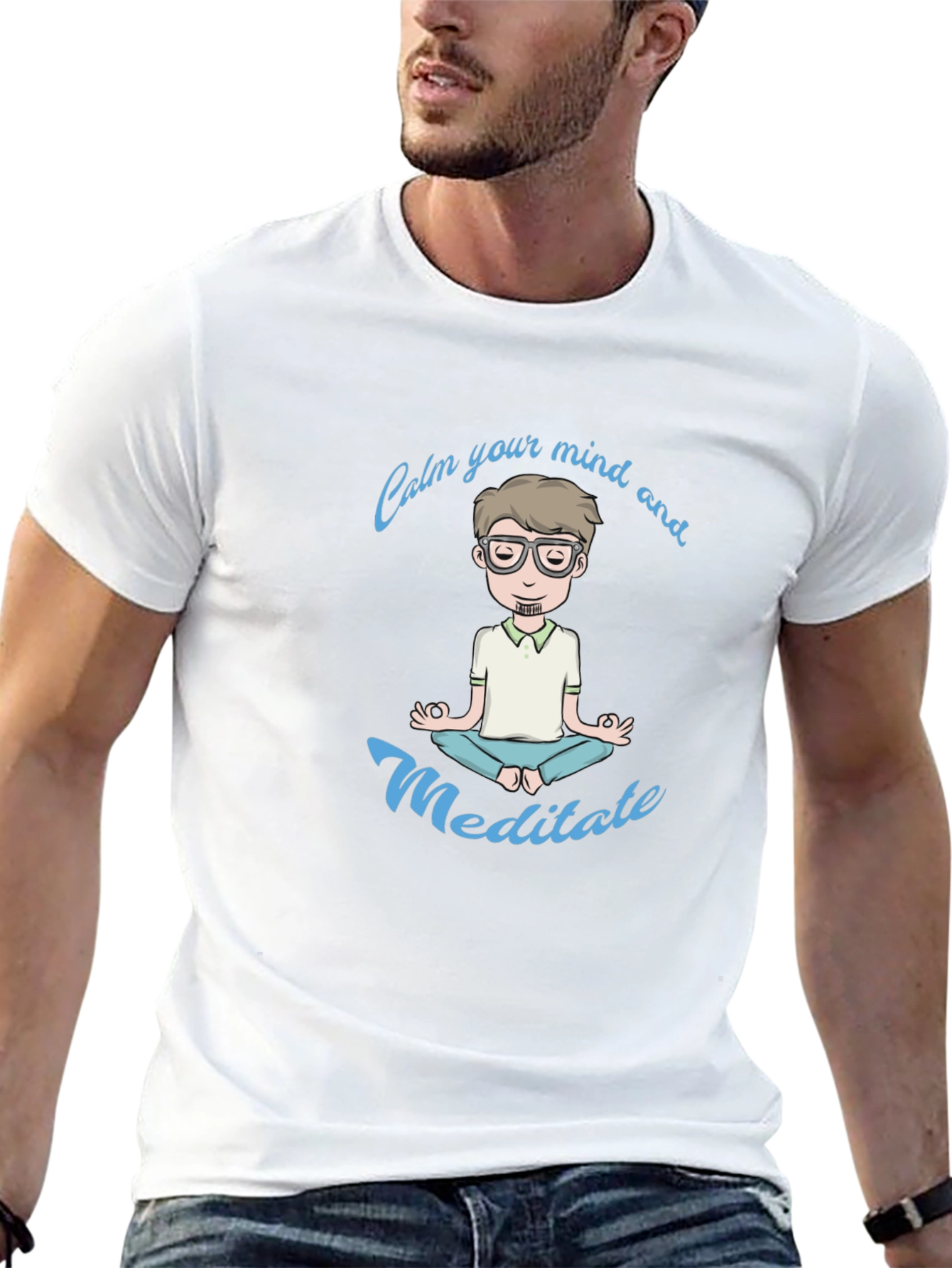 Calm Your Mind Meditate T-Shirt