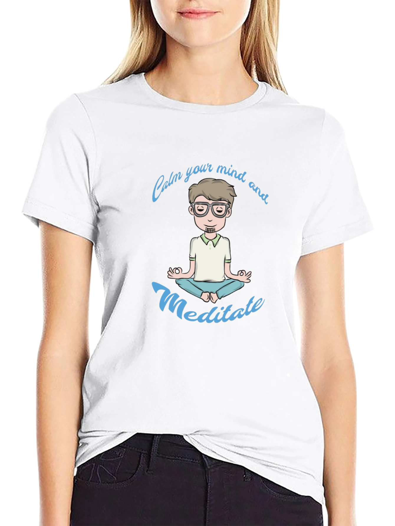 Calm Your Mind Meditate T-Shirt