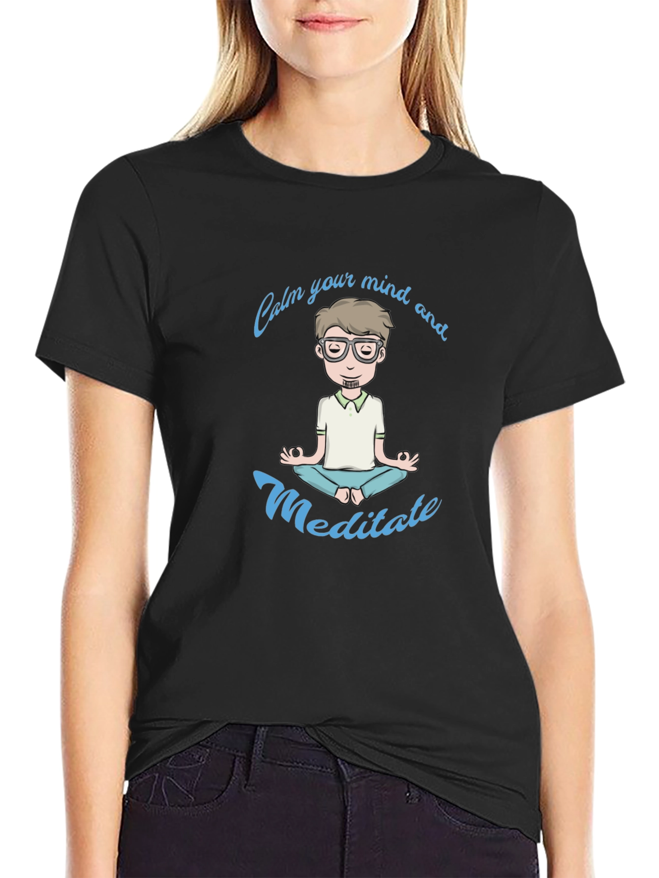 Calm Your Mind Meditate T-Shirt