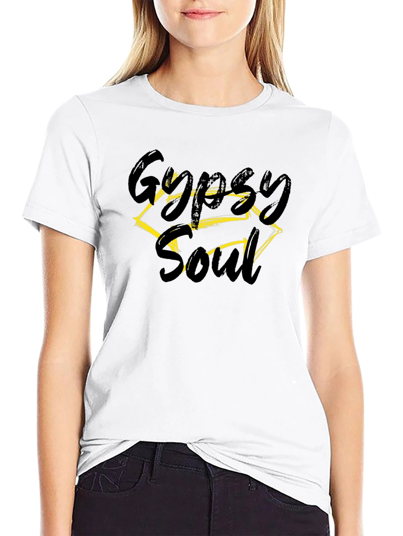 Gypsy Soul Black Graphic Tee