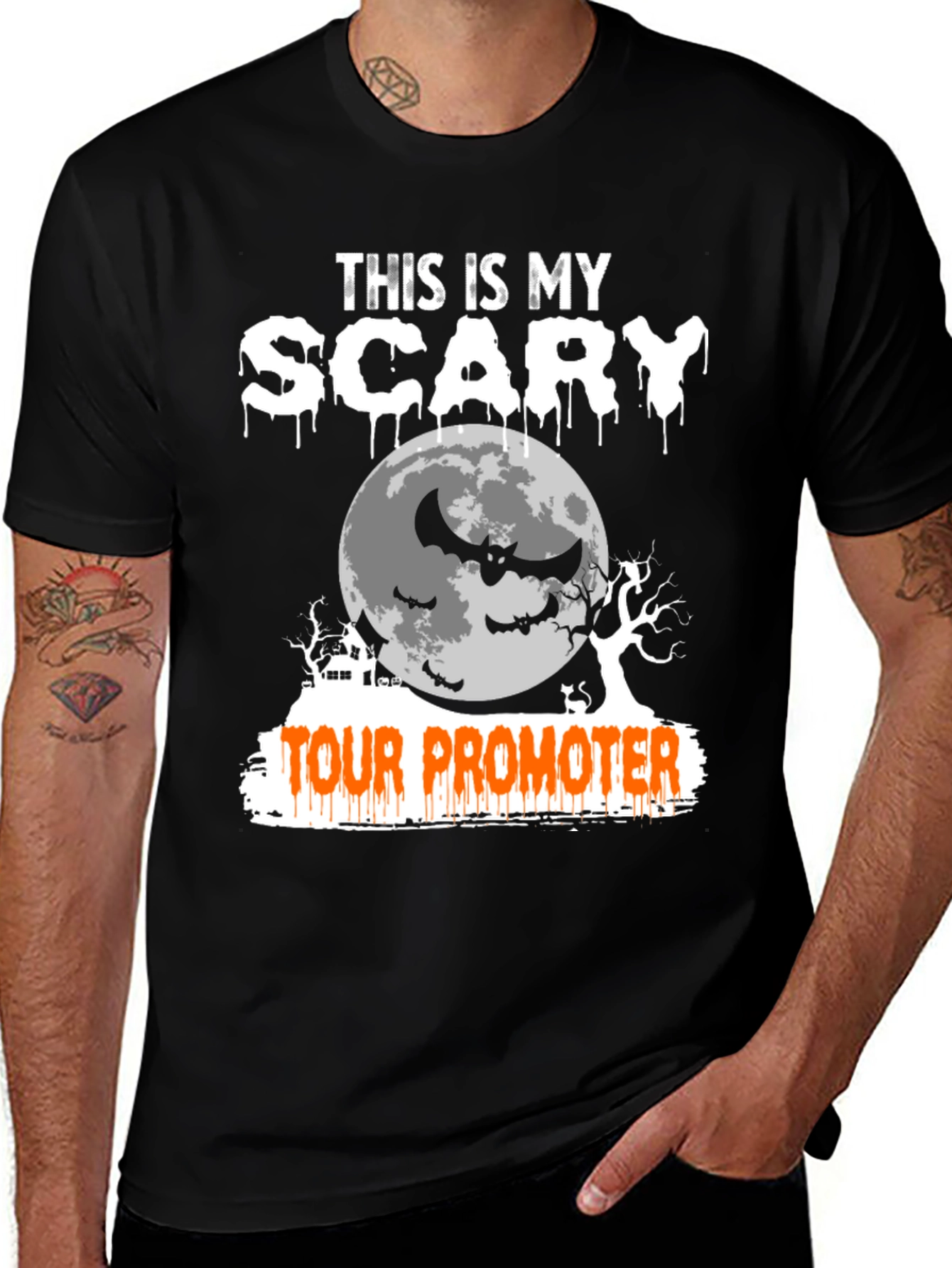Scary Tour Promoter Halloween T-Shirt