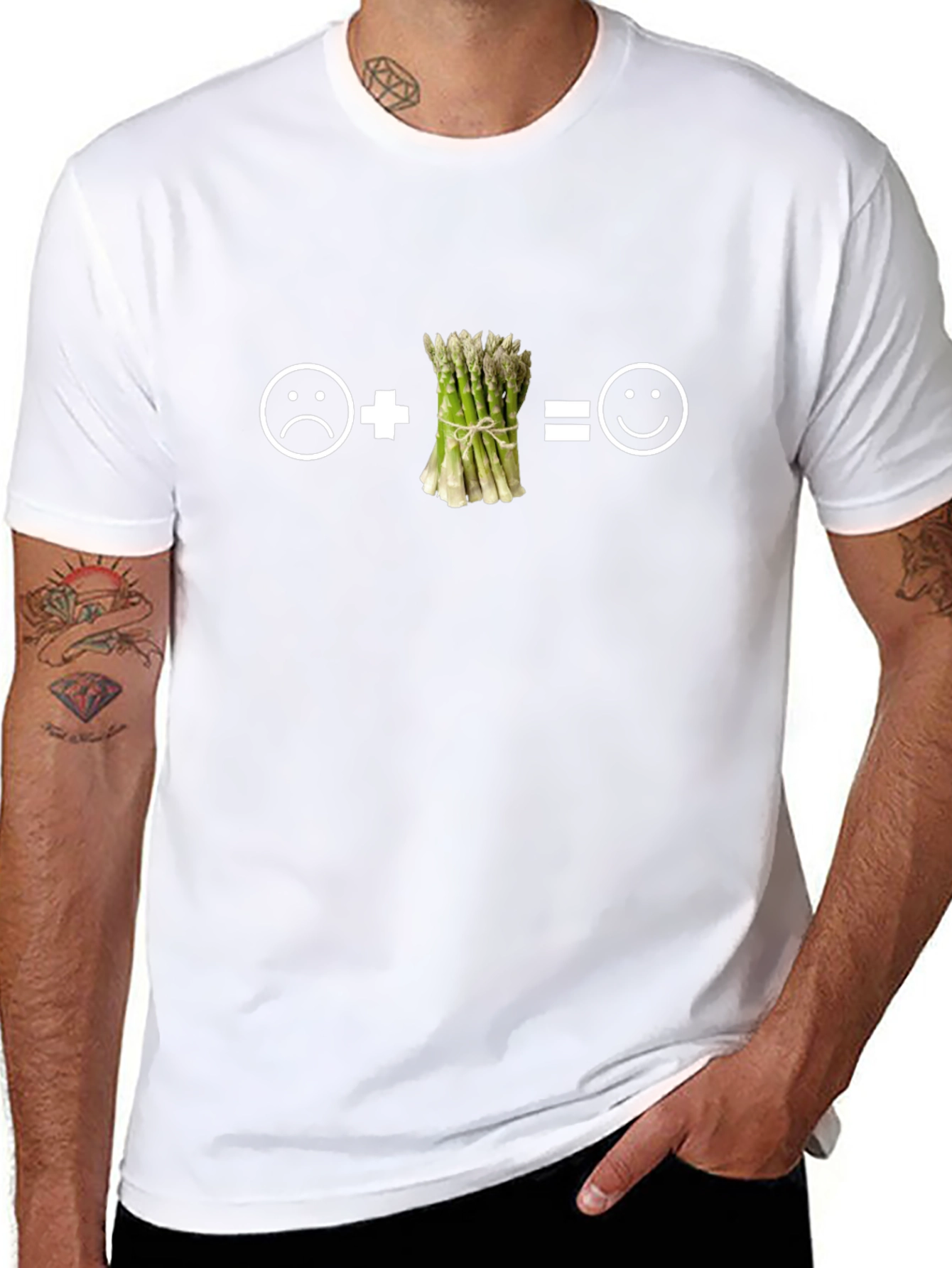 Asparagus Happiness Equation T-Shirt