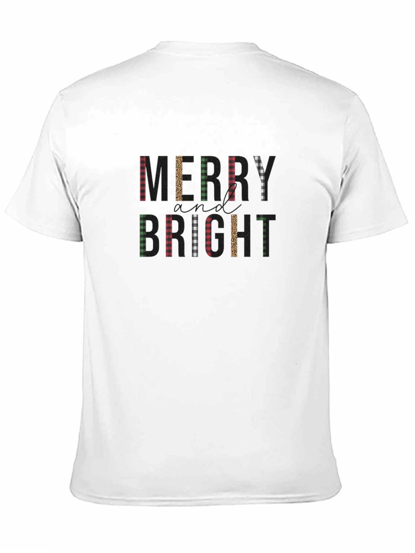Merry & Bright Christmas T-Shirt - Festive Holiday Apparel