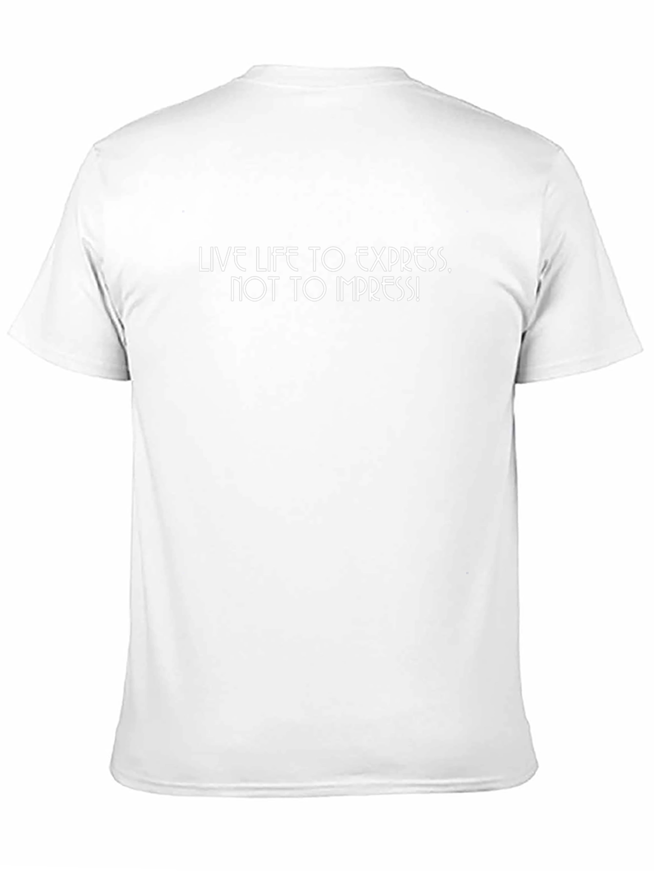 Motivational Black T-Shirt: Live to Express