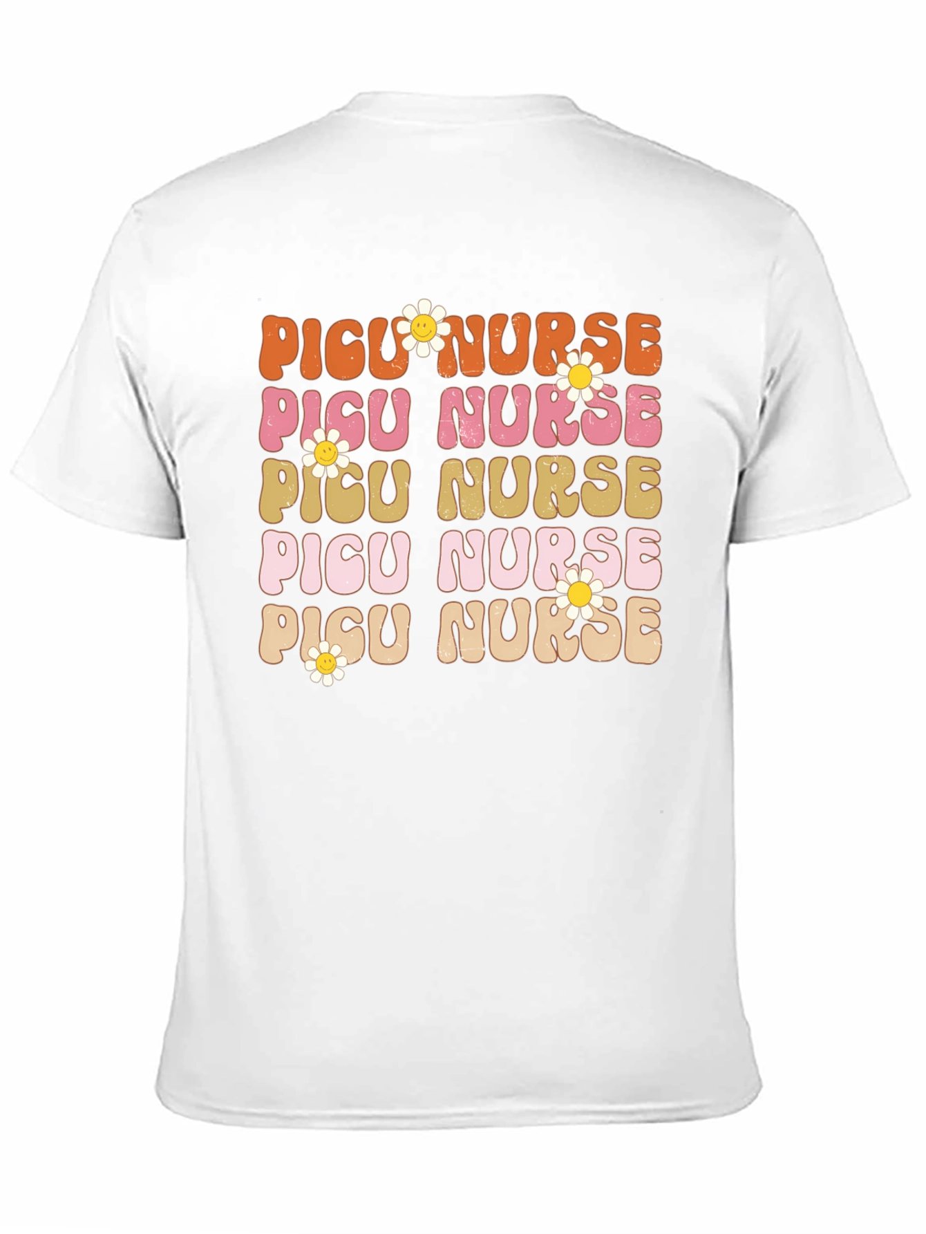 Retro PICU Nurse T-Shirt